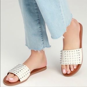 PRICE FIRM🚨 Steve Madden 'Farryn' Studded Slides Sandals 9.5